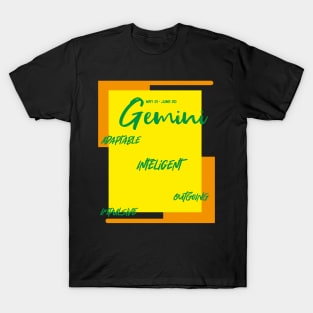 Gemini zodiac sign T-Shirt